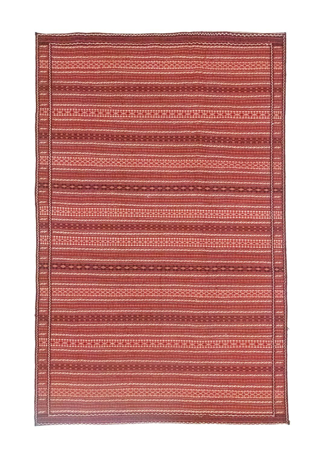 Kelim-tæppe - orientalsk - 301 x 197 cm - rød