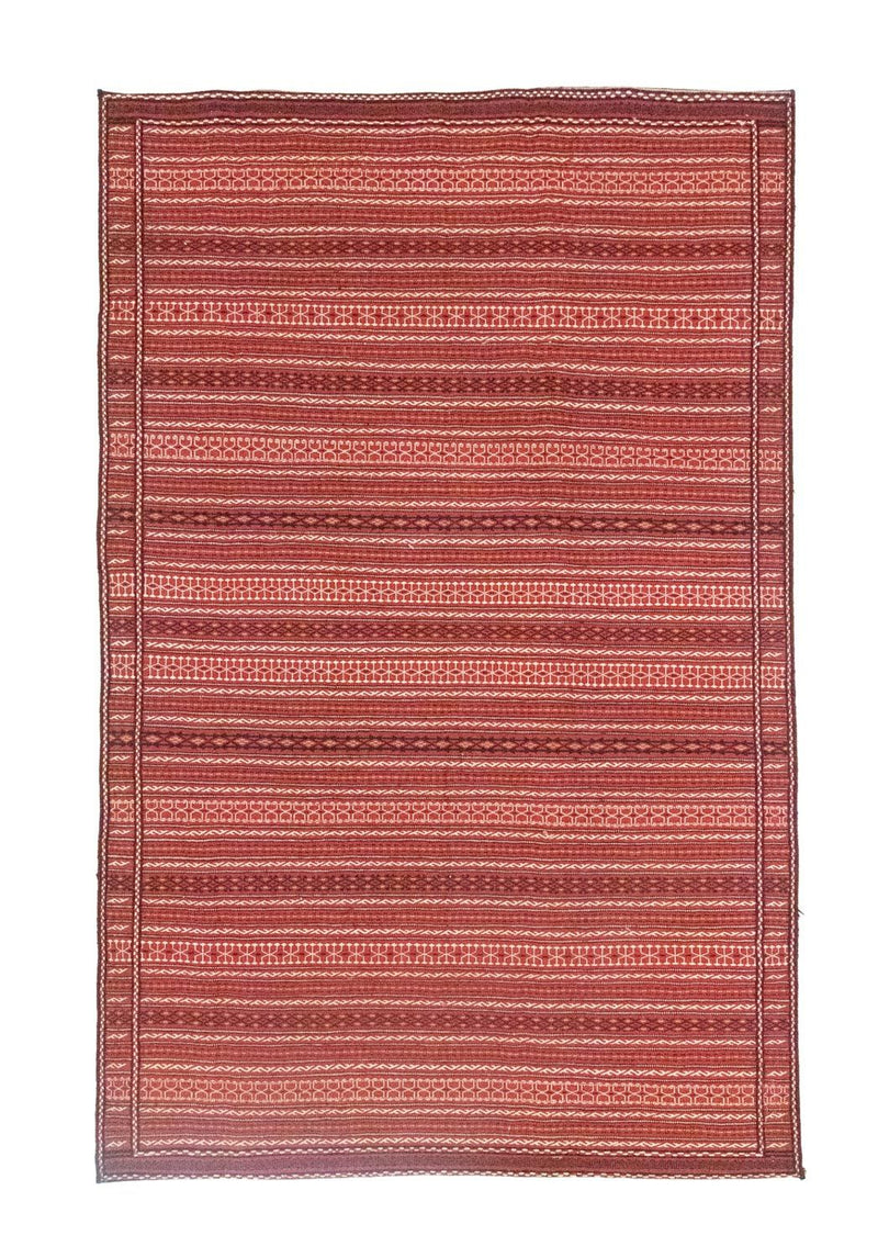 Kelim-tæppe - orientalsk - 301 x 197 cm - rød