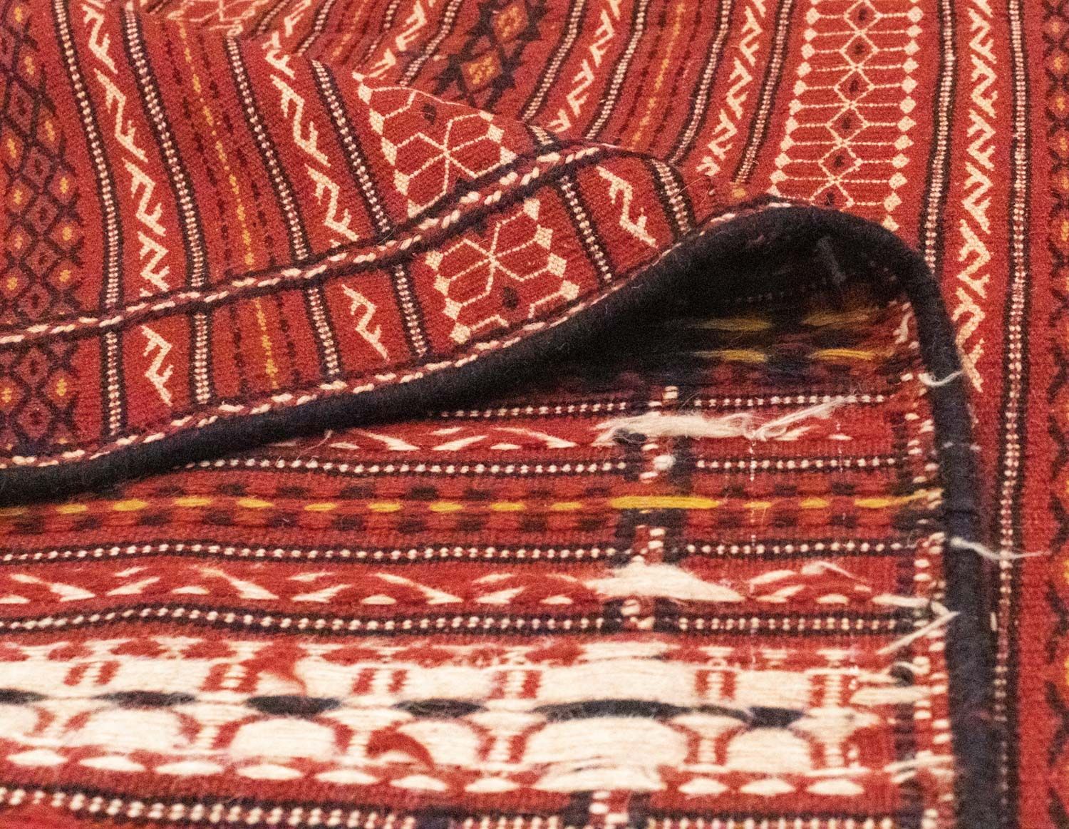 Kelim-tæppe - orientalsk - 301 x 197 cm - rød