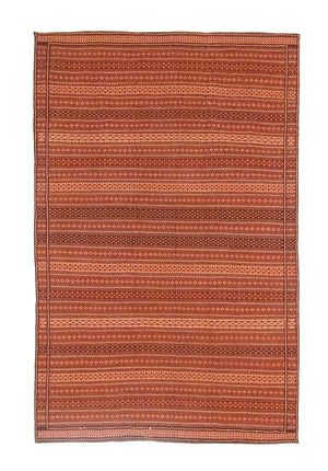 Kelim-tæppe - orientalsk - 298 x 196 cm - orange