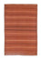 Kelim-tæppe - orientalsk - 298 x 196 cm - orange