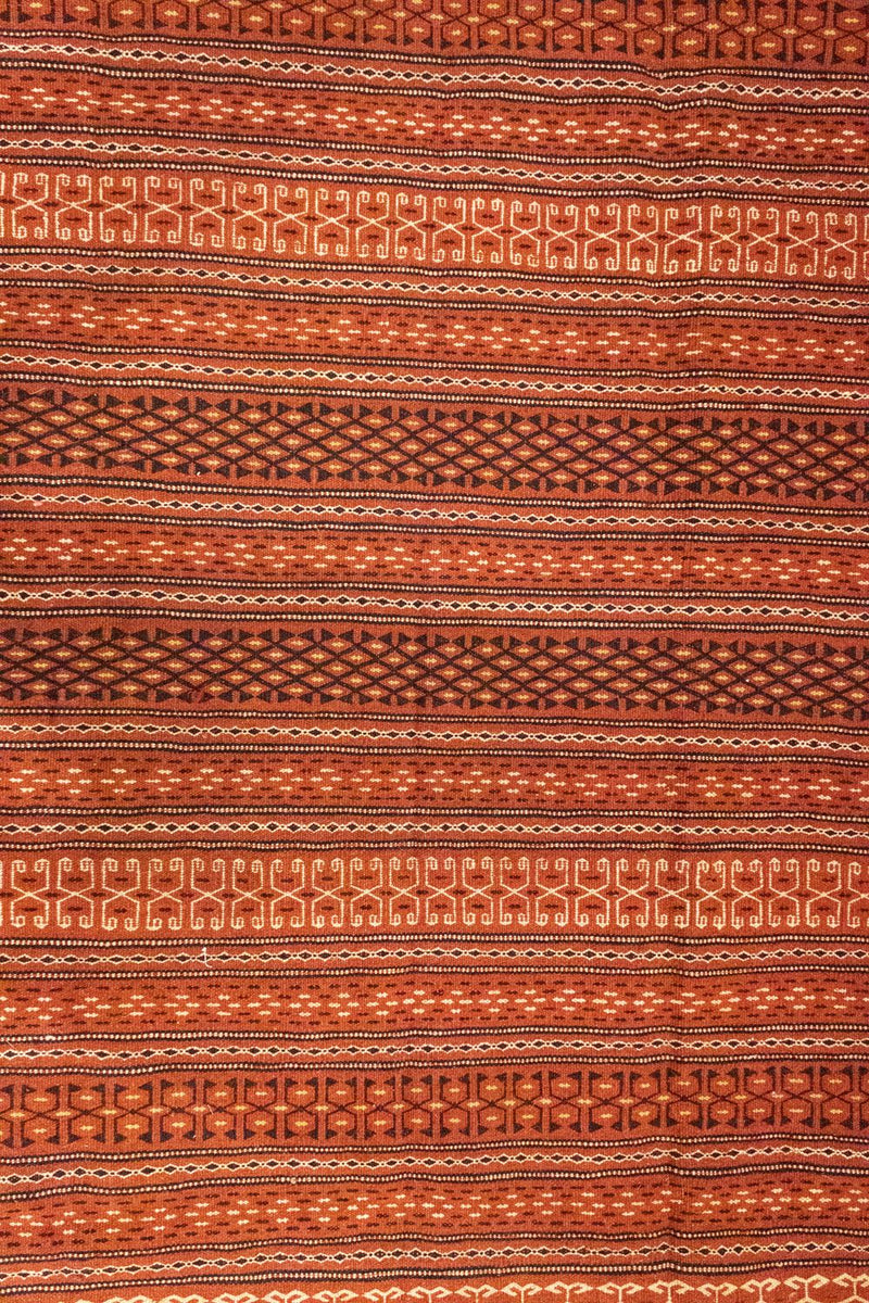 Kelim-tæppe - orientalsk - 298 x 196 cm - orange