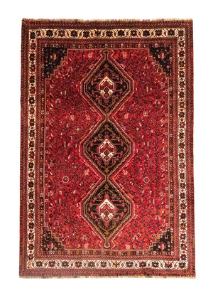 Persisk tæppe - Nomadisk - 300 x 215 cm - rød