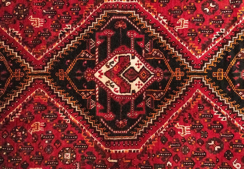 Persisk tæppe - Nomadisk - 300 x 215 cm - rød