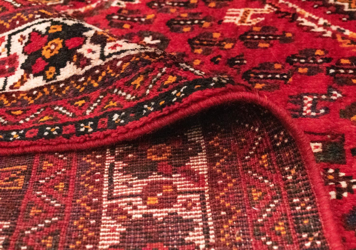 Persisk tæppe - Nomadisk - 300 x 215 cm - rød