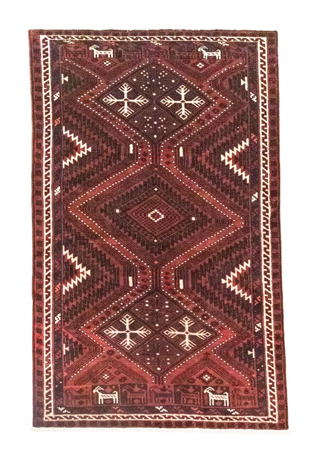 Persisk tæppe - Nomadisk - 270 x 175 cm - brun