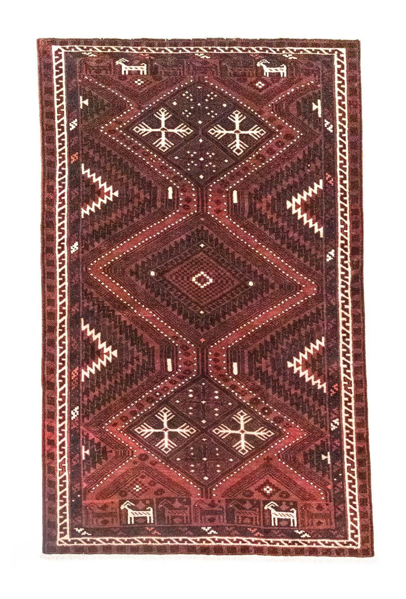 Persisk tæppe - Nomadisk - 270 x 175 cm - brun