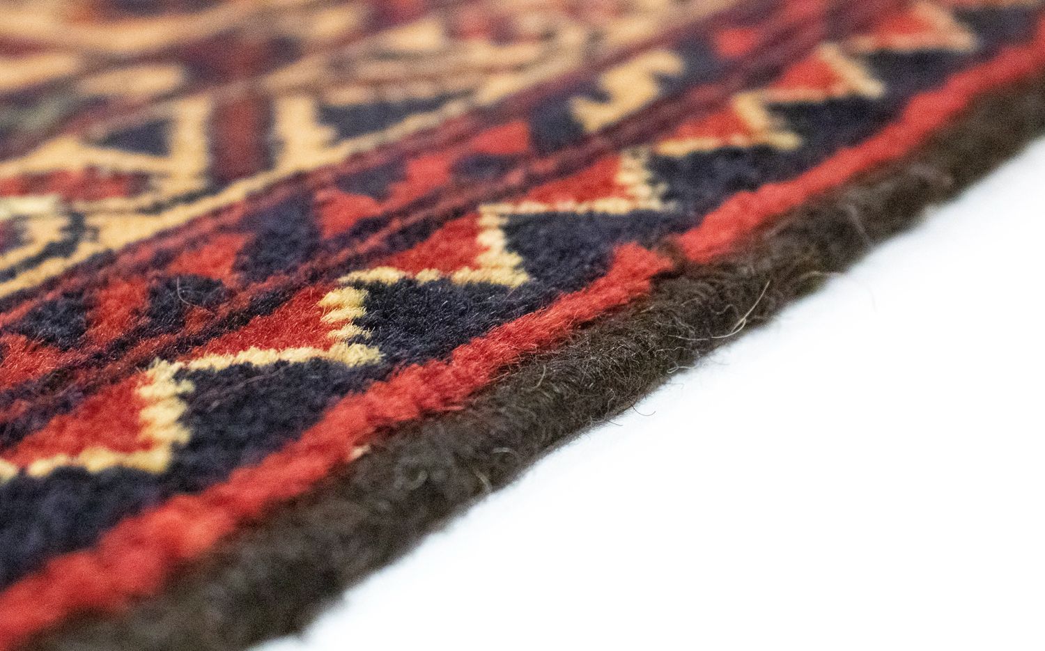 Afghansk tæppe - 288 x 198 cm - rød