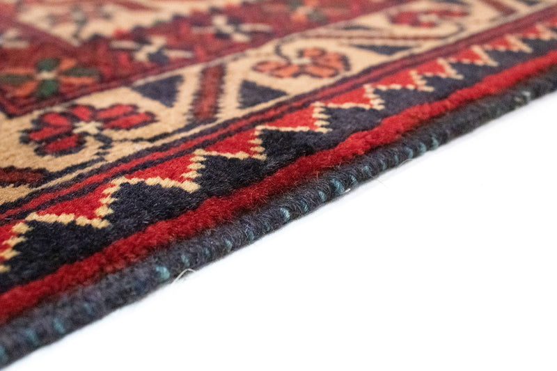 Afghansk tæppe - 283 x 199 cm - brun