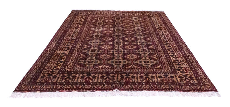 Afghansk tæppe - 283 x 201 cm - brun