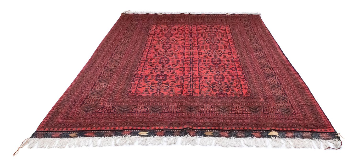 Afghansk tæppe - Kunduz - 299 x 200 cm - rød