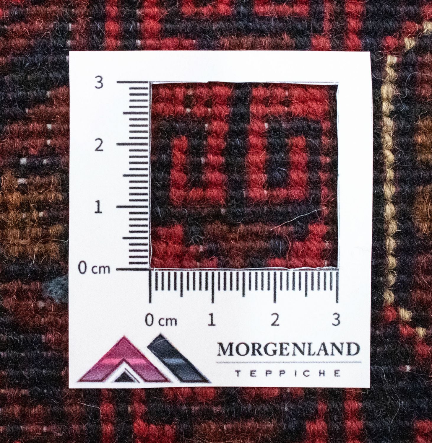 Afghansk tæppe - Kunduz - 299 x 200 cm - rød