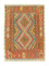 Kelim-tæppe - orientalsk - 196 x 154 cm - orange