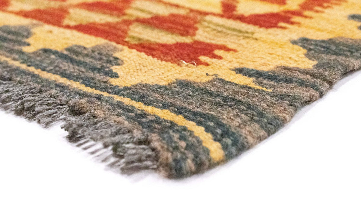 Kelim-tæppe - orientalsk - 207 x 139 cm - flerfarvet