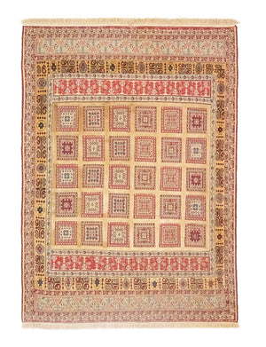 Persisk tæppe - Nomadisk - 224 x 162 cm - guld