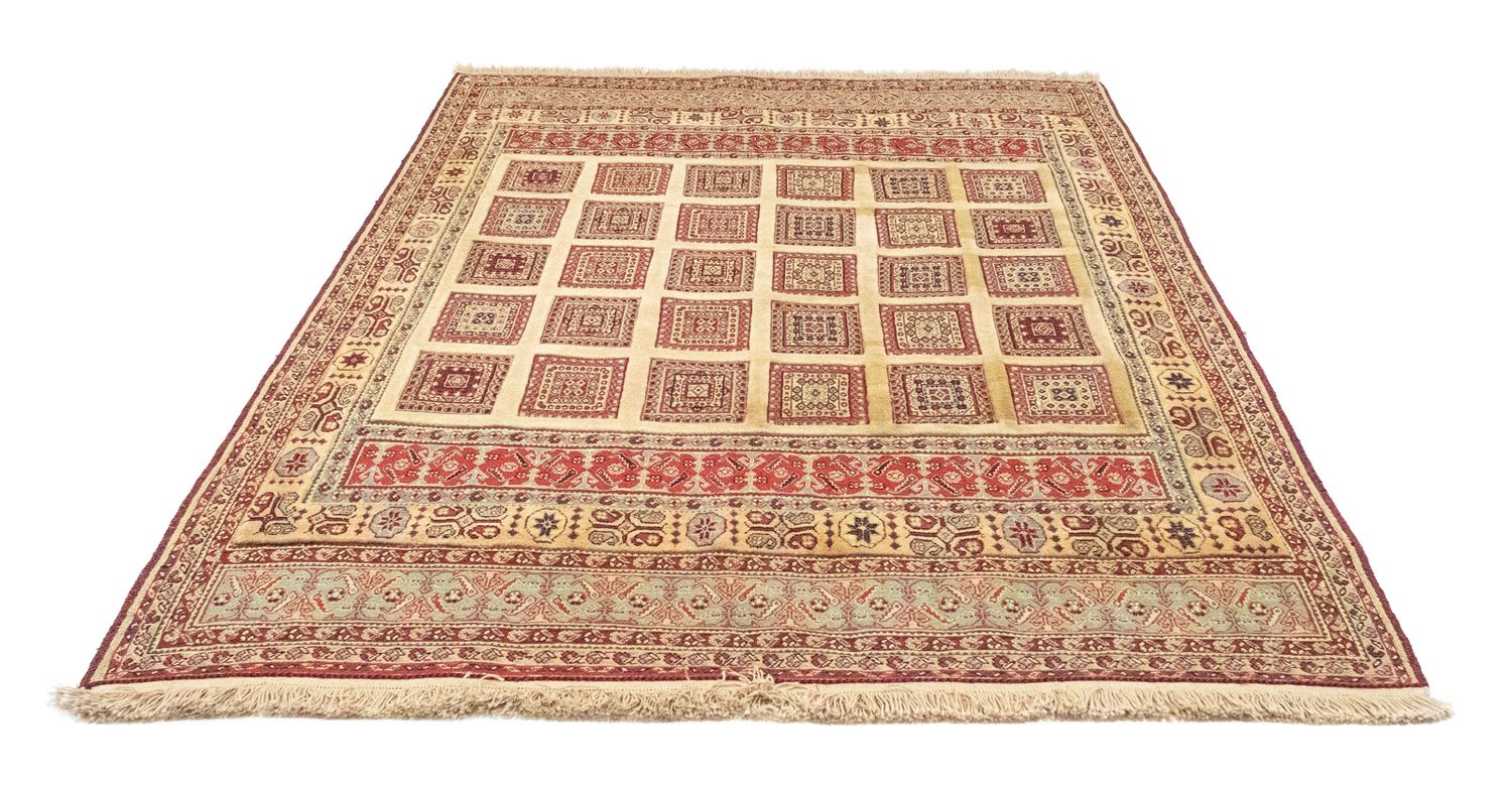 Persisk tæppe - Nomadisk - 224 x 162 cm - guld