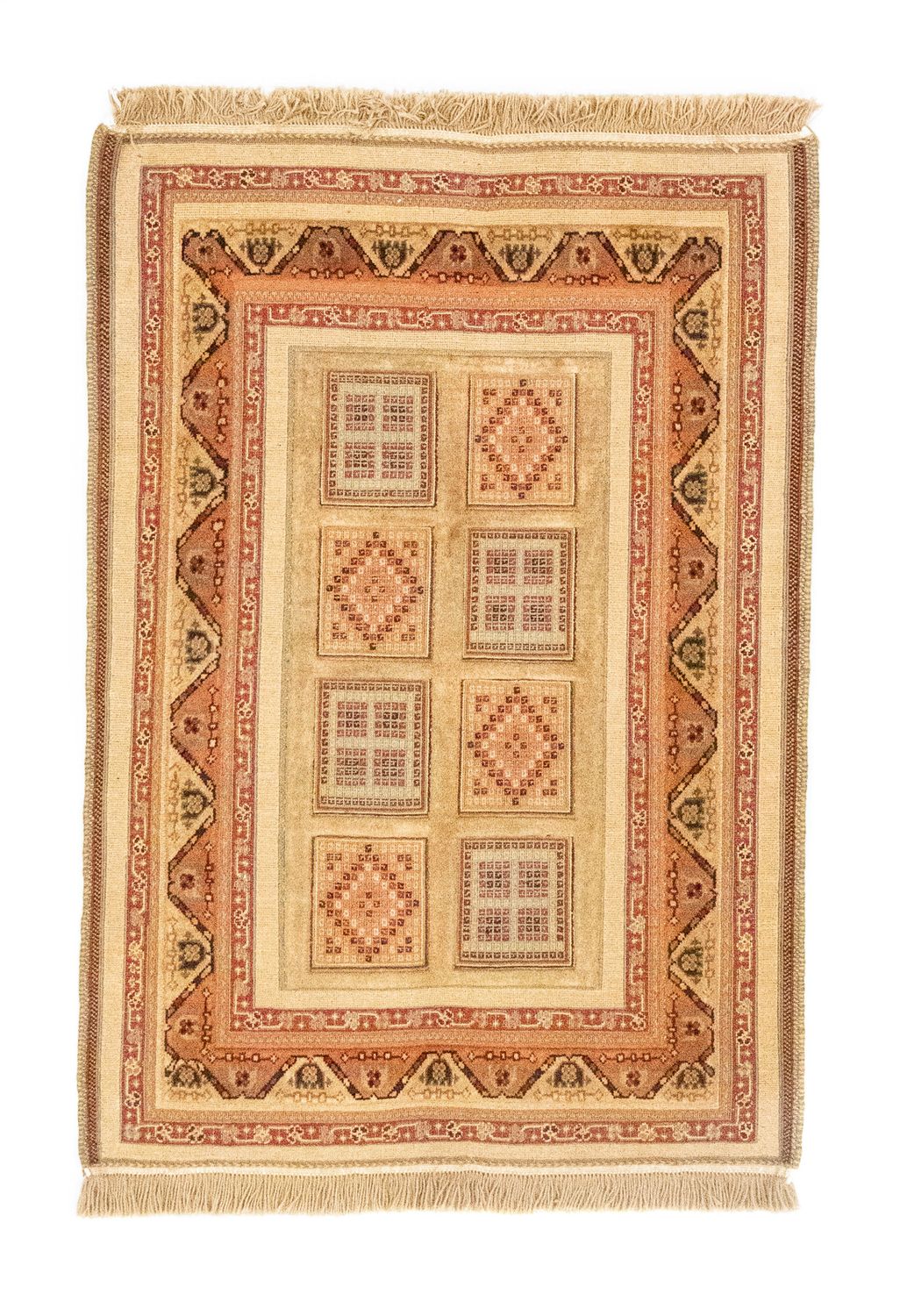 Persisk tæppe - Nomadisk - 114 x 80 cm - flerfarvet