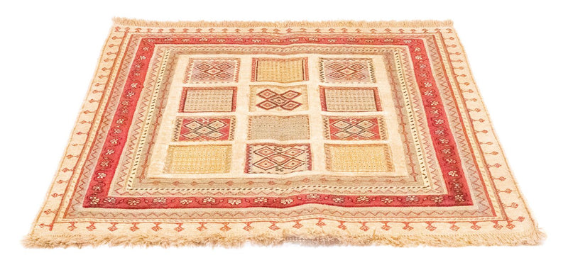 Persisk tæppe - Nomadisk firkantet  - 102 x 96 cm - rød