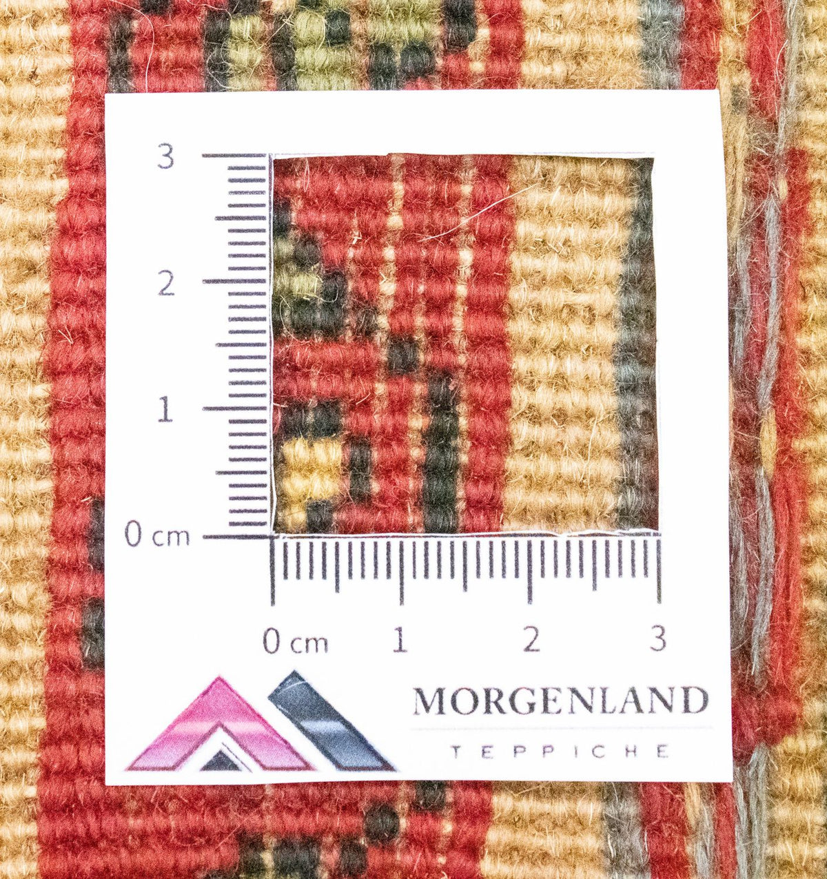 Persisk tæppe - Nomadisk firkantet  - 102 x 96 cm - rød