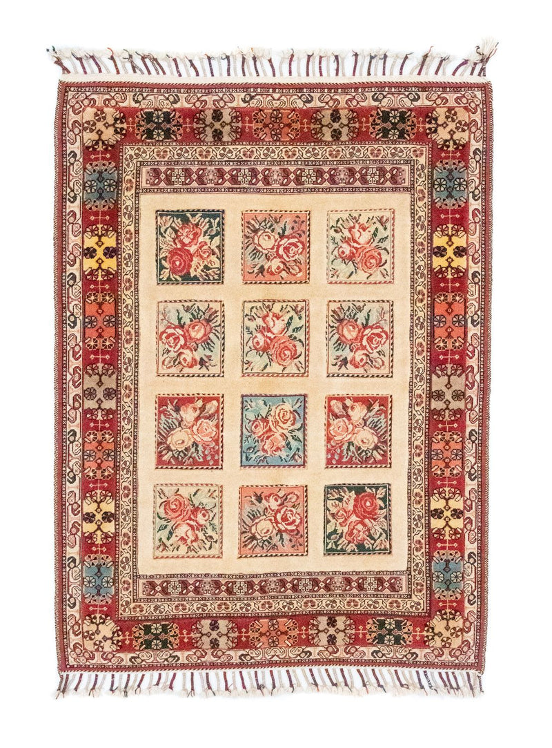 Persisk tæppe - Nomadisk - 168 x 113 cm - farvet