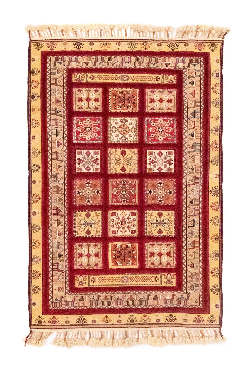 Persisk tæppe - Nomadisk - 148 x 105 cm - rød