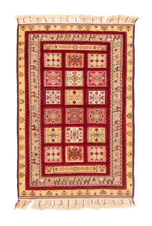 Persisk tæppe - Nomadisk - 148 x 105 cm - rød