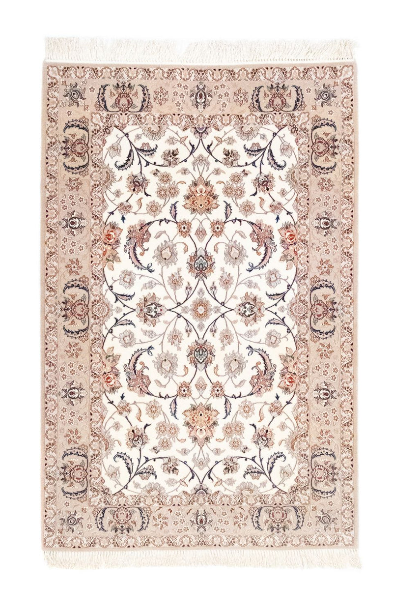 Persisk tæppe - Isfahan - Premium - 163 x 107 cm - beige