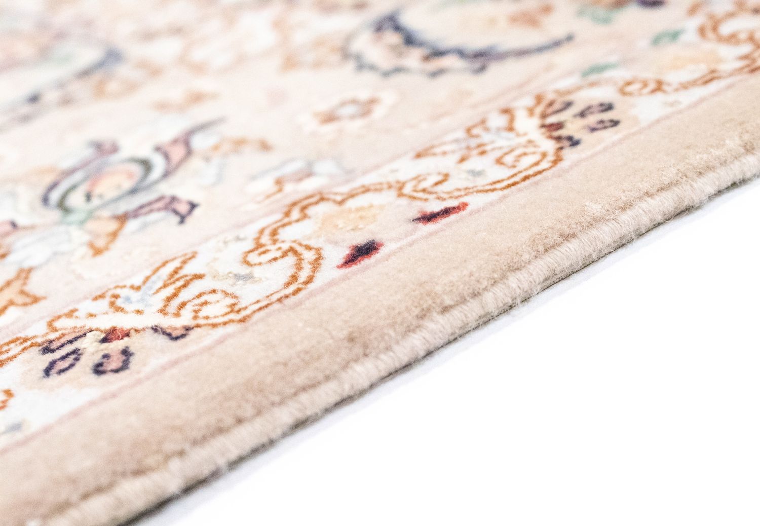 Persisk tæppe - Isfahan - Premium - 163 x 107 cm - beige