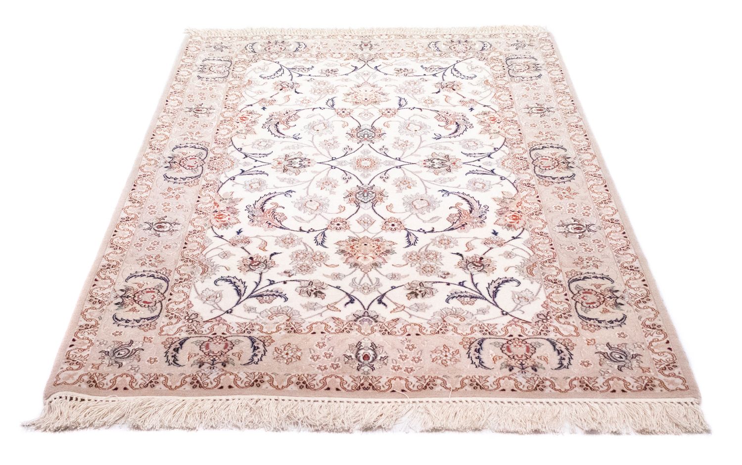 Persisk tæppe - Isfahan - Premium - 163 x 107 cm - beige