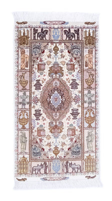 Persisk tæppe - Tabriz - Royal - 134 x 75 cm - beige