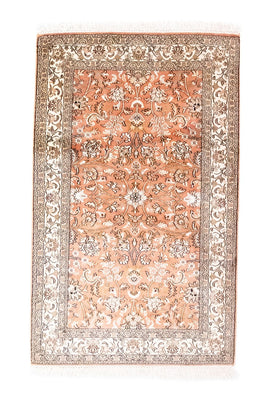 Silketæppe - Kashmir Silk - 122 x 76 cm - orange