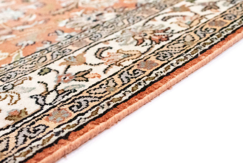 Silketæppe - Kashmir Silk - 122 x 76 cm - orange