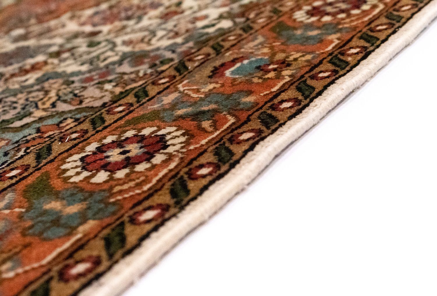 Silketæppe - Kashmir Silk - 120 x 80 cm - beige