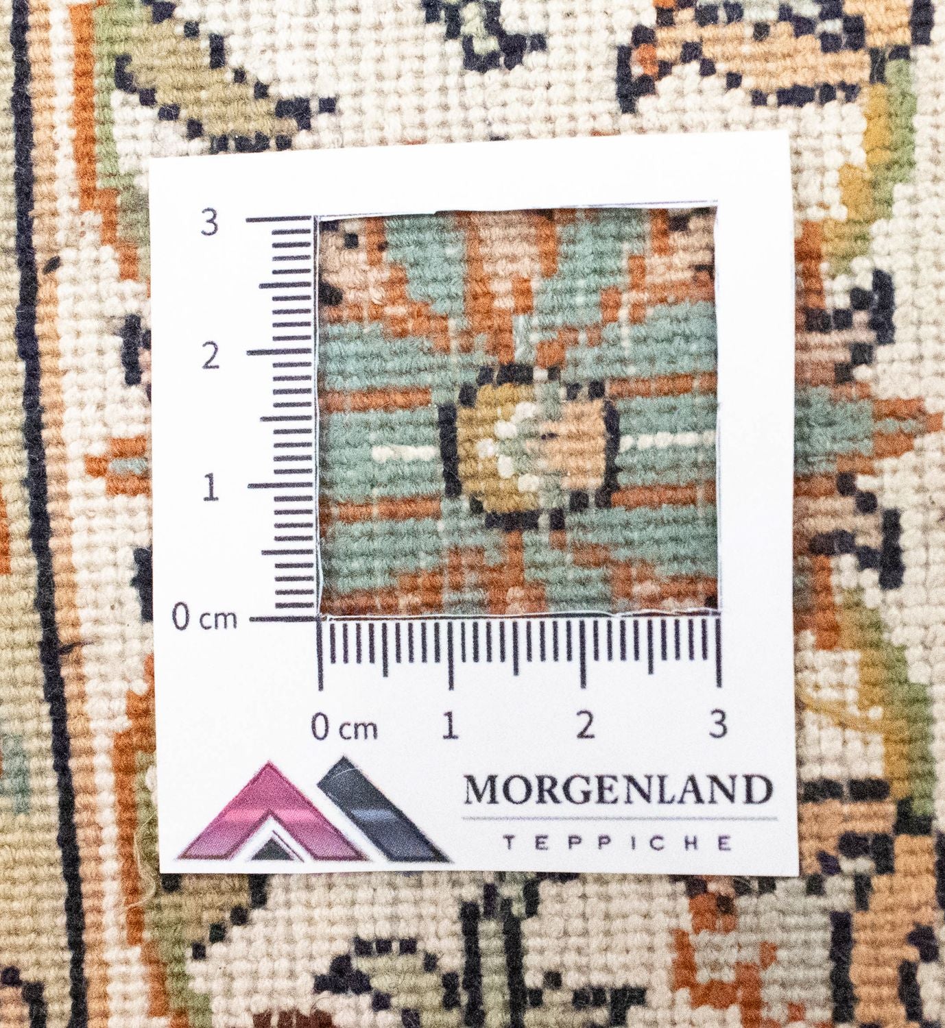 Silketæppe - Kashmir Silk - 127 x 74 cm - blå