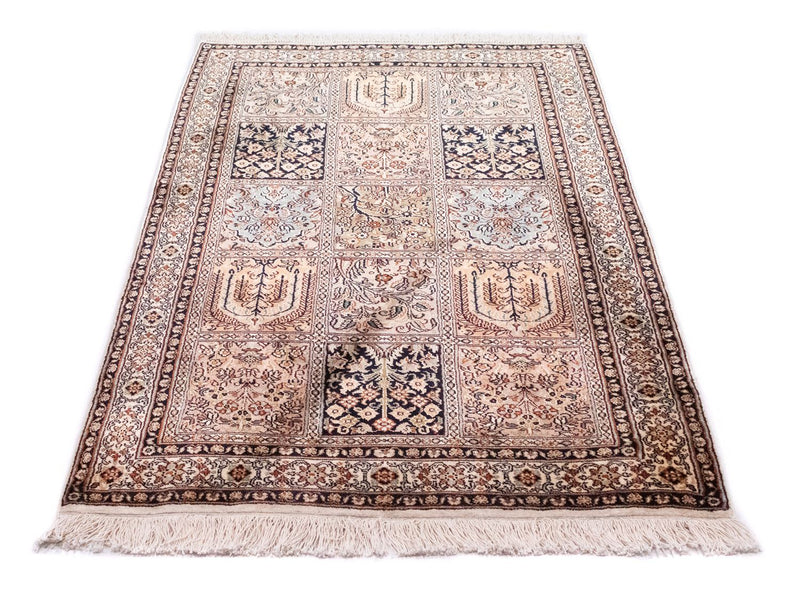 Silketæppe - Kashmir Silk - 135 x 78 cm - flerfarvet