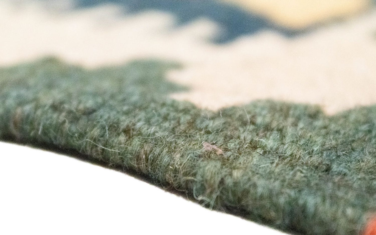 Kelim-tæppe - orientalsk - 90 x 61 cm - blå