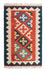 Kelim-tæppe - orientalsk - 97 x 60 cm - orange