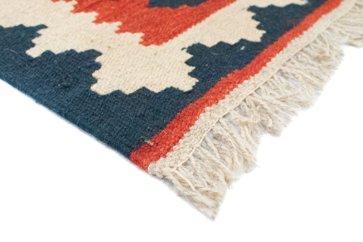 Kelim-tæppe - orientalsk - 97 x 60 cm - orange