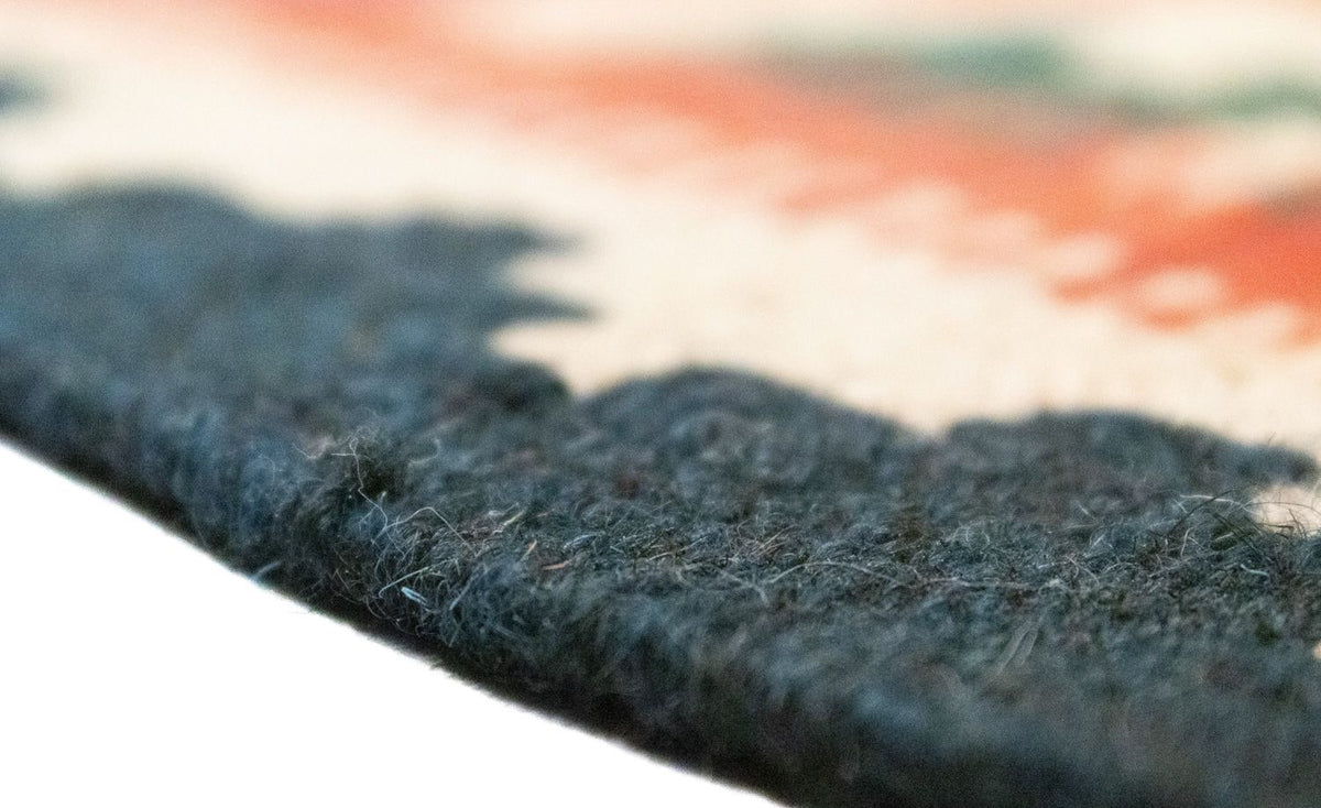 Kelim-tæppe - orientalsk - 92 x 65 cm - orange