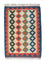 Kelim-tæppe - orientalsk - 87 x 60 cm - beige