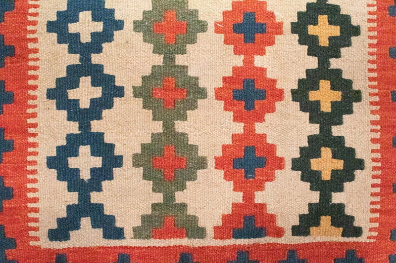 Kelim-tæppe - orientalsk - 87 x 60 cm - beige