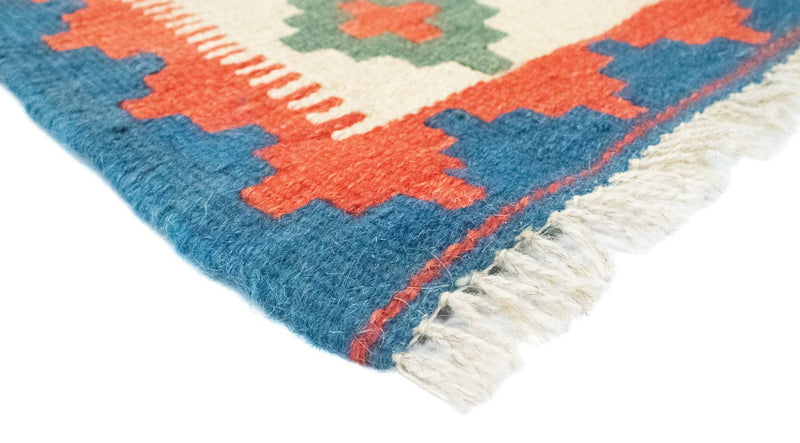 Kelim-tæppe - orientalsk - 90 x 60 cm - beige