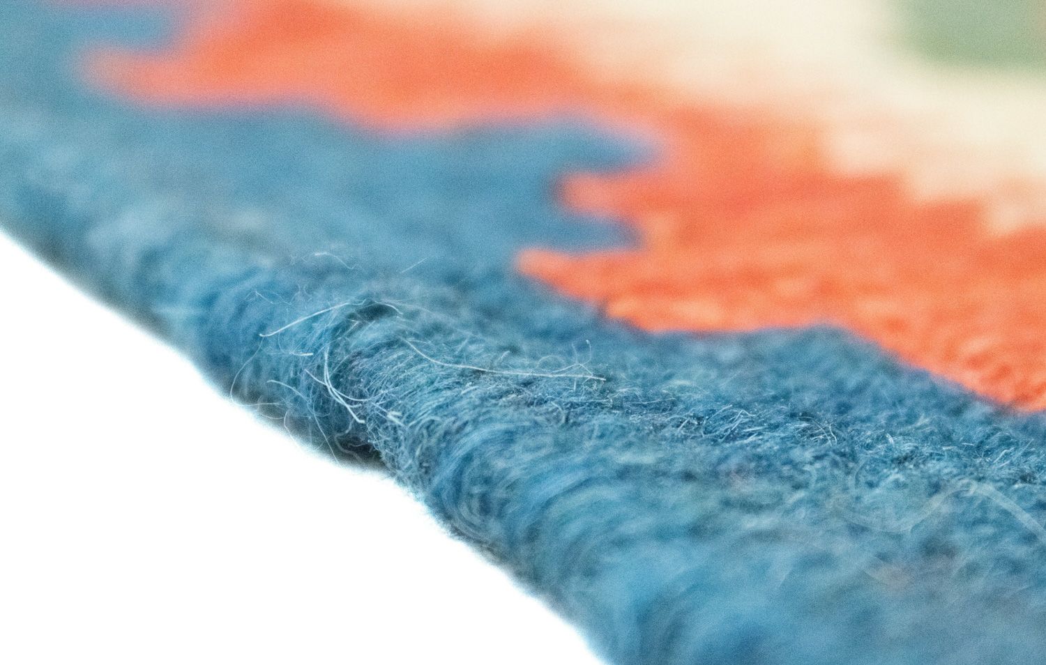 Kelim-tæppe - orientalsk - 90 x 60 cm - beige