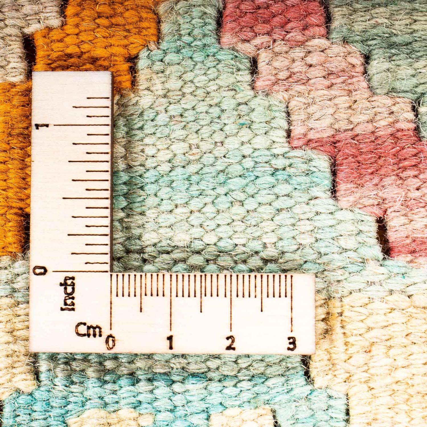 Kelim Carpet - Splash - 161 x 105 cm - flerfarvet