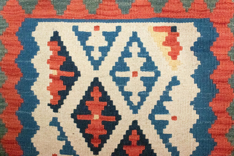 Kelim-tæppe - orientalsk - 90 x 65 cm - beige