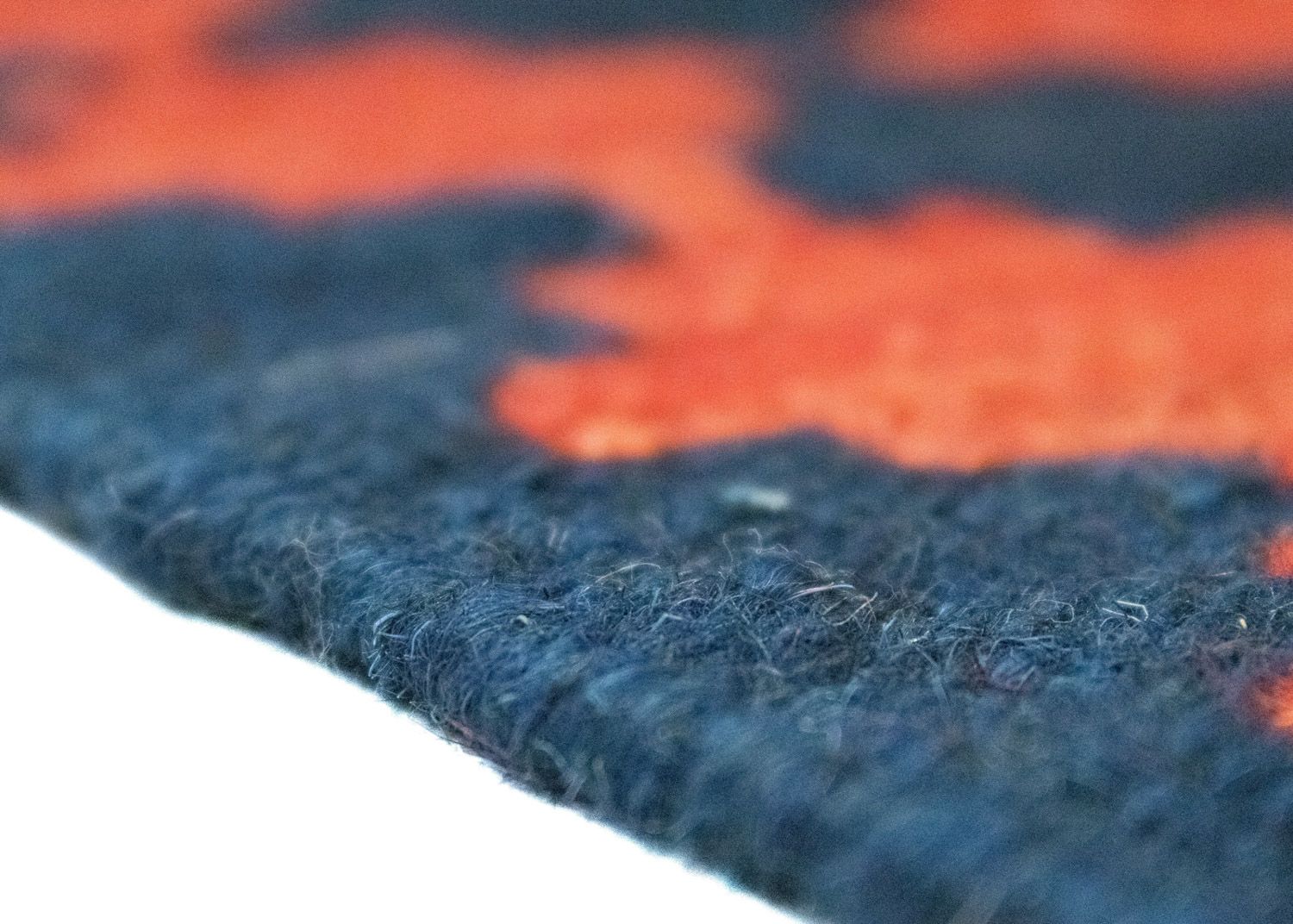 Kelim-tæppe - orientalsk - 96 x 64 cm - orange