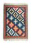 Kelim-tæppe - orientalsk - 95 x 65 cm - blå