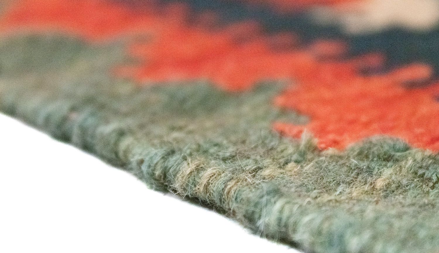 Kelim-tæppe - orientalsk - 95 x 65 cm - blå