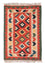 Kelim-tæppe - orientalsk - 95 x 65 cm - orange