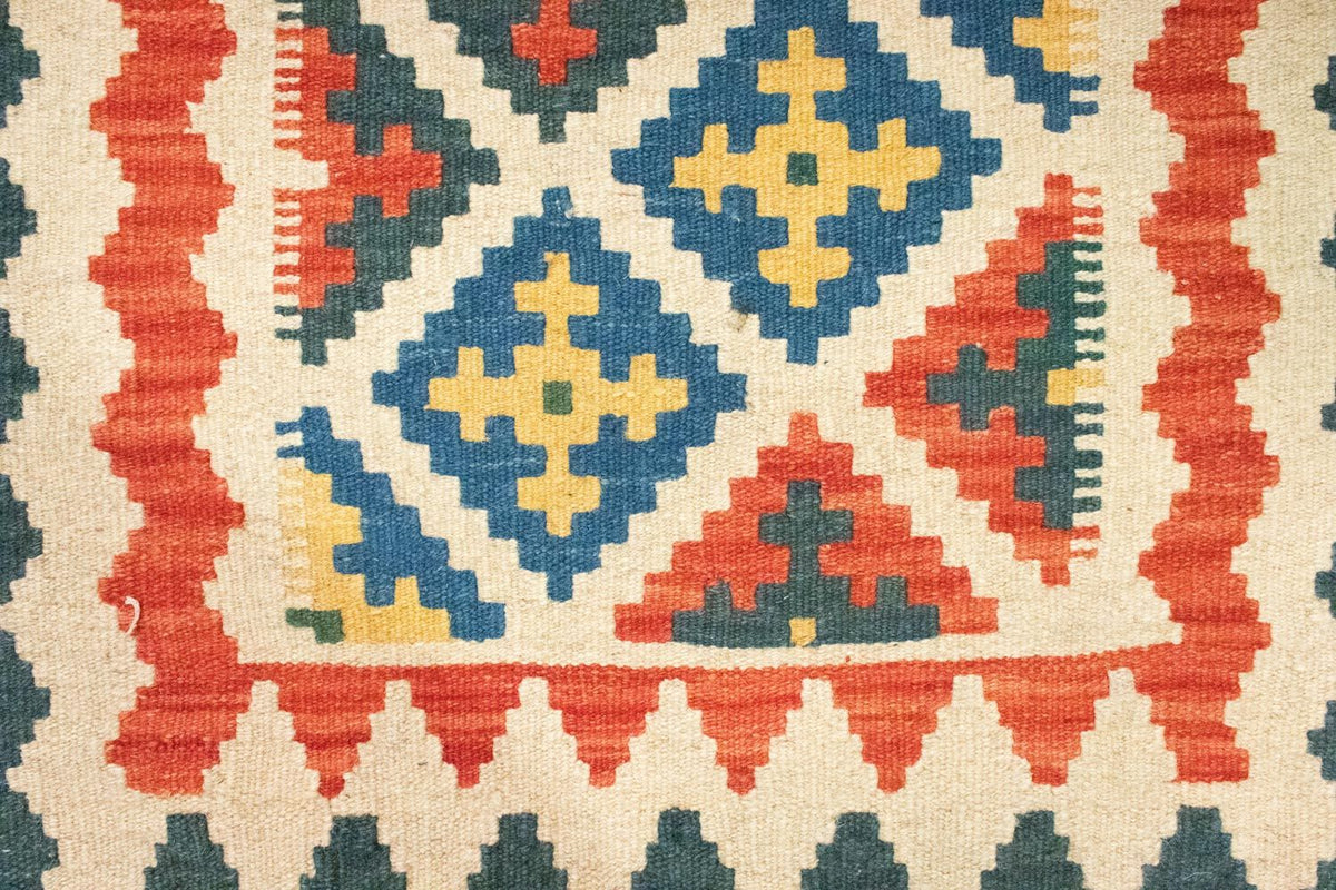 Kelim-tæppe - orientalsk - 89 x 67 cm - beige